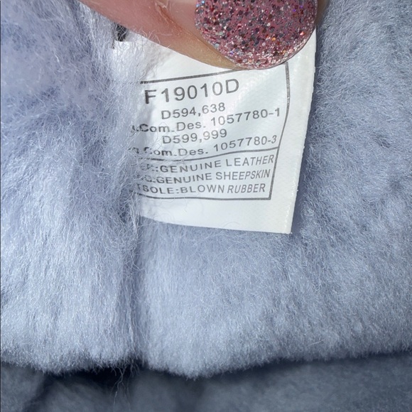 UGG F19010D Blue Bailey Bow II Custom Swarovski Bling Classic Boots Size 10 - Picture 8 of 9